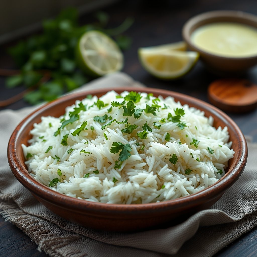 Zesty Cilantro Lime Basmati Rice