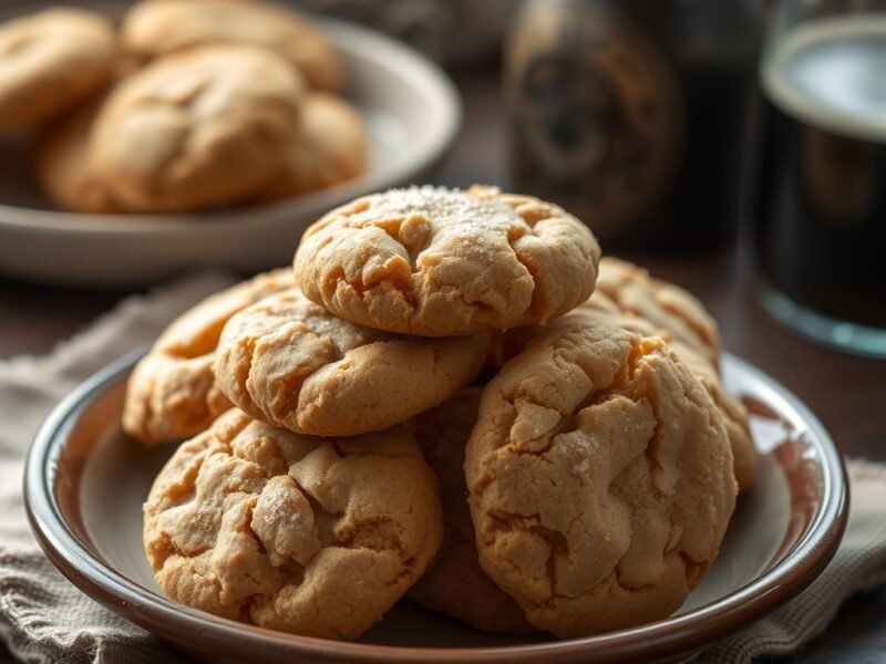 old fashioned chewy peanut butter cookies: Easy Method