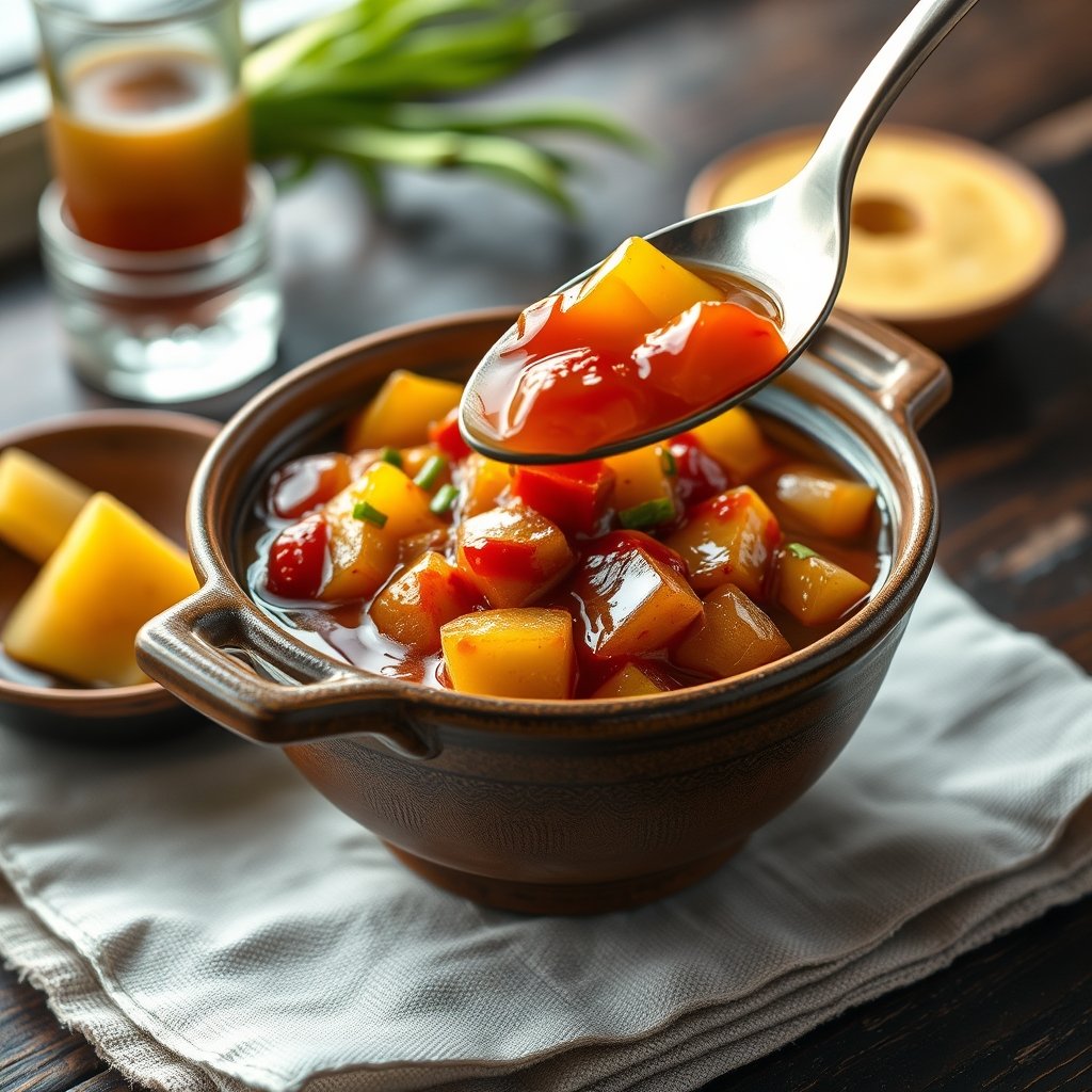 Tangy Pineapple Sweet and Sour Sauce