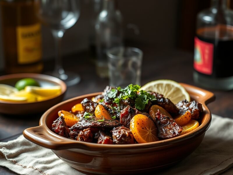 Charred Citrus Marinated Flank Steak Carne Asada