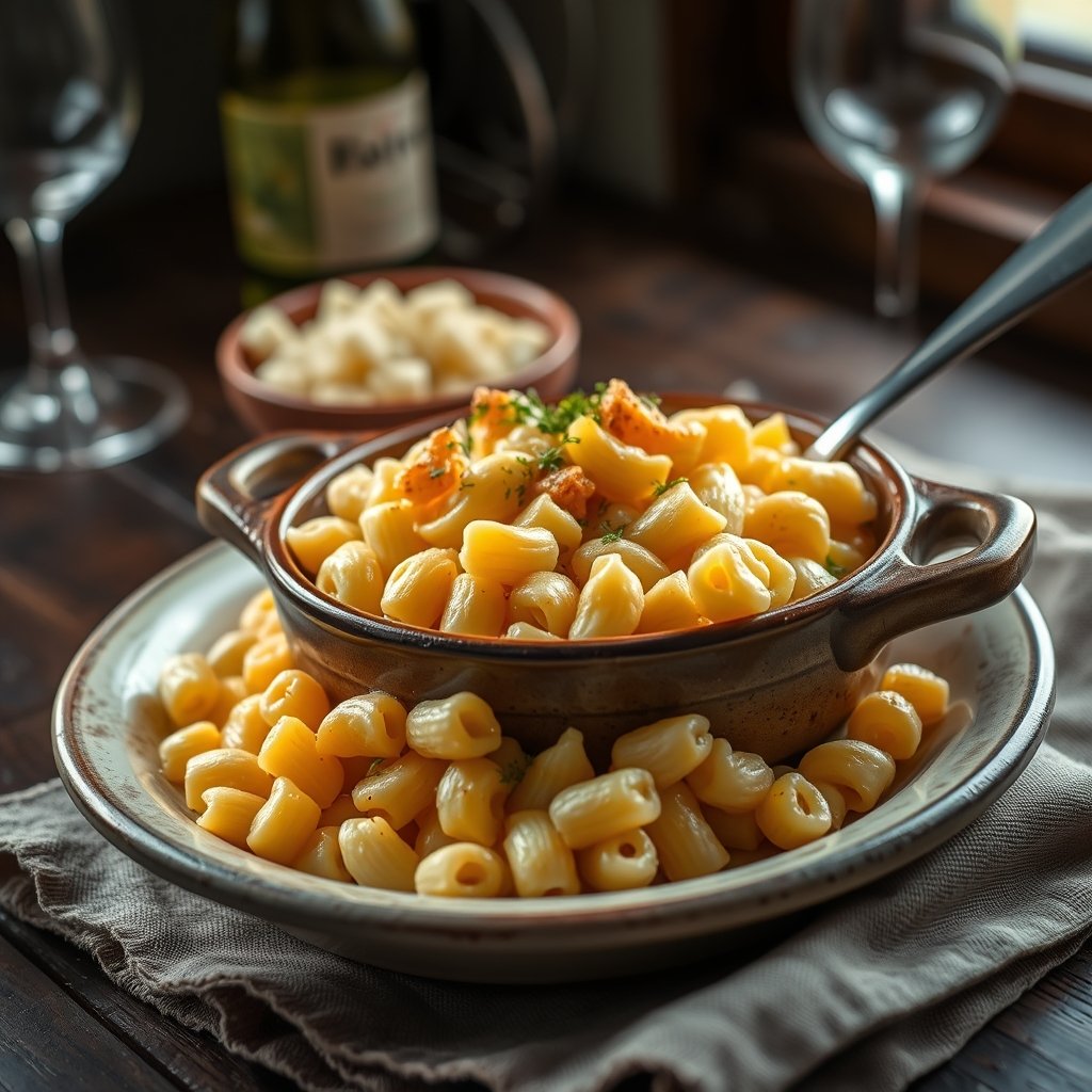 Creamy Stovetop Cheddar Macaroni and Cheese
